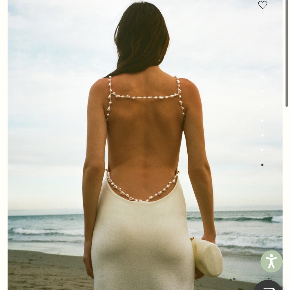 Cult Gaia cassi backless white dress